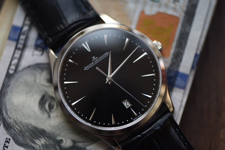 1比1復刻積家大師繫列 zf積家超薄大師 1288420 黑盤￥3180-高仿錶