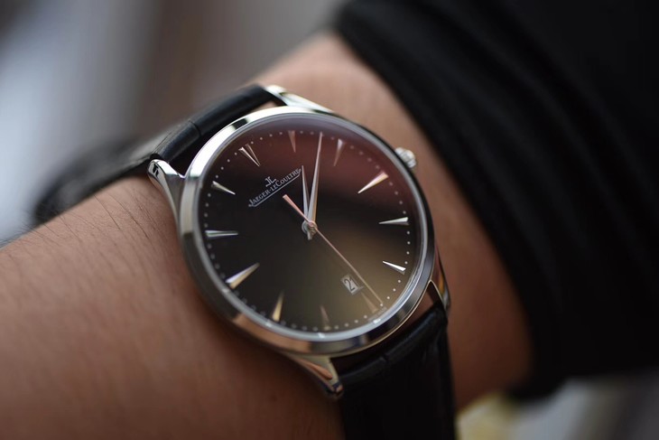 1比1復刻積家大師繫列 zf積家超薄大師 1288420 黑盤￥3180-高仿錶