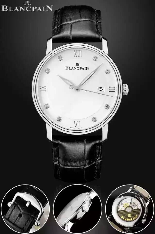 【商務】寶珀Blancpain 經典繫列 6223-1127 男士自動機械錶 商務腕錶￥2980-高仿錶