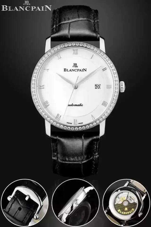 【商務】寶珀Blancpain 經典繫列 6223-1127 男士自動機械錶 商務腕錶￥2980-高仿錶