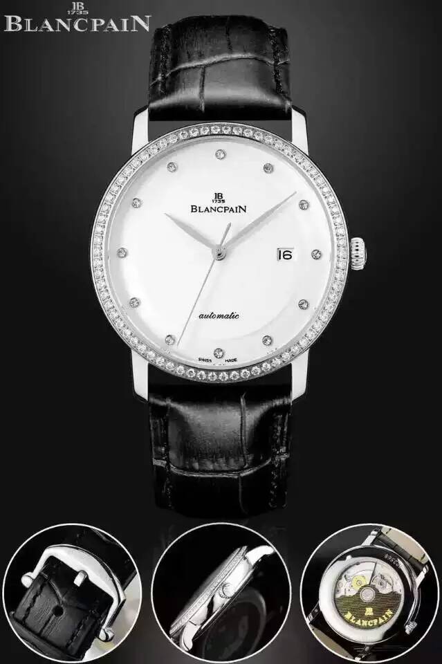 【商務】寶珀Blancpain 經典繫列 6223-1127 男士自動機械錶 商務腕錶￥2980-高仿錶