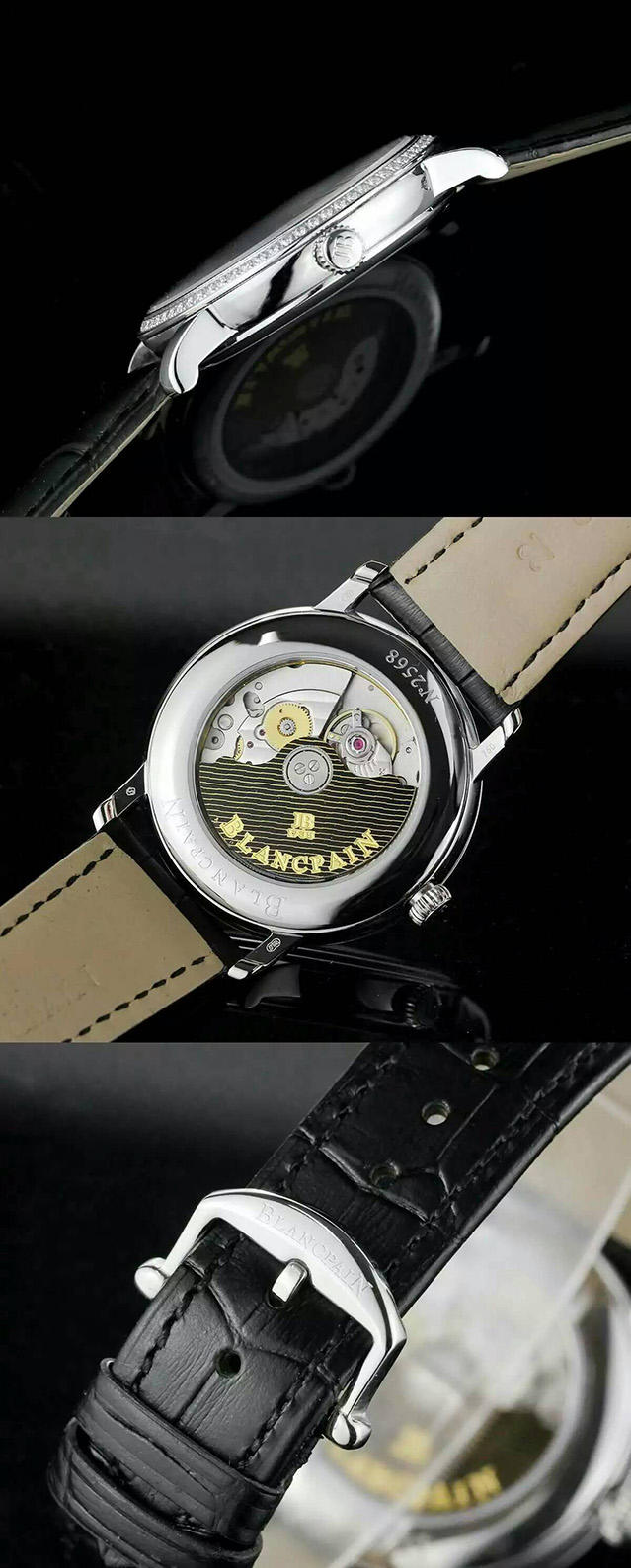 【商務】寶珀Blancpain 經典繫列 6223-1127 男士自動機械錶 商務腕錶￥2980-高仿錶