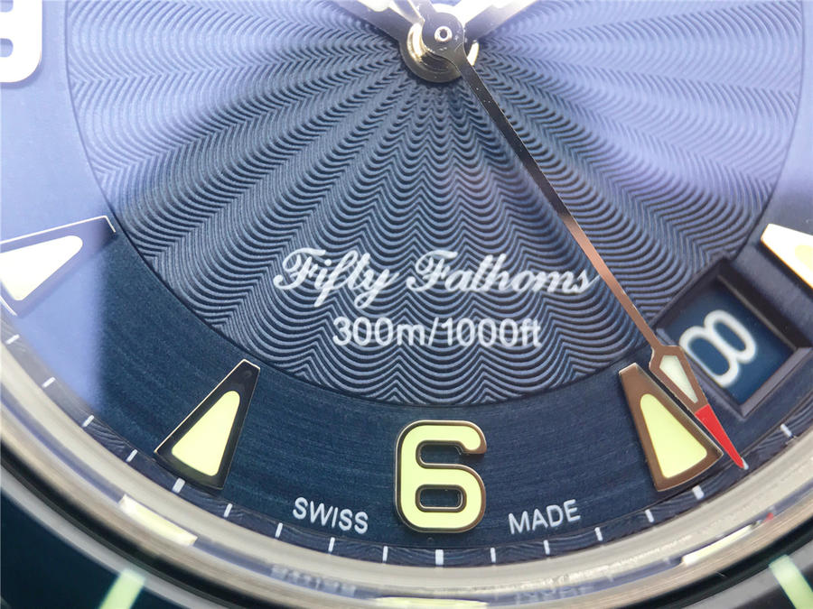 復刻手錶腕錶寶珀五十尋 ZF寶珀五十噚5015D-1140-52B 藍盤￥4580-高仿錶