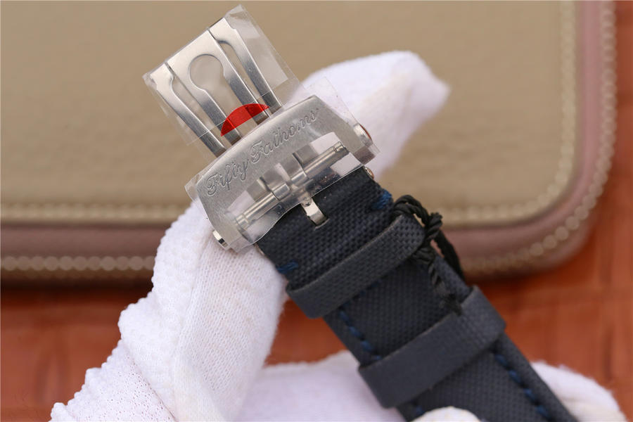 復刻手錶腕錶寶珀五十尋 ZF寶珀五十噚5015D-1140-52B 藍盤￥4580-高仿錶