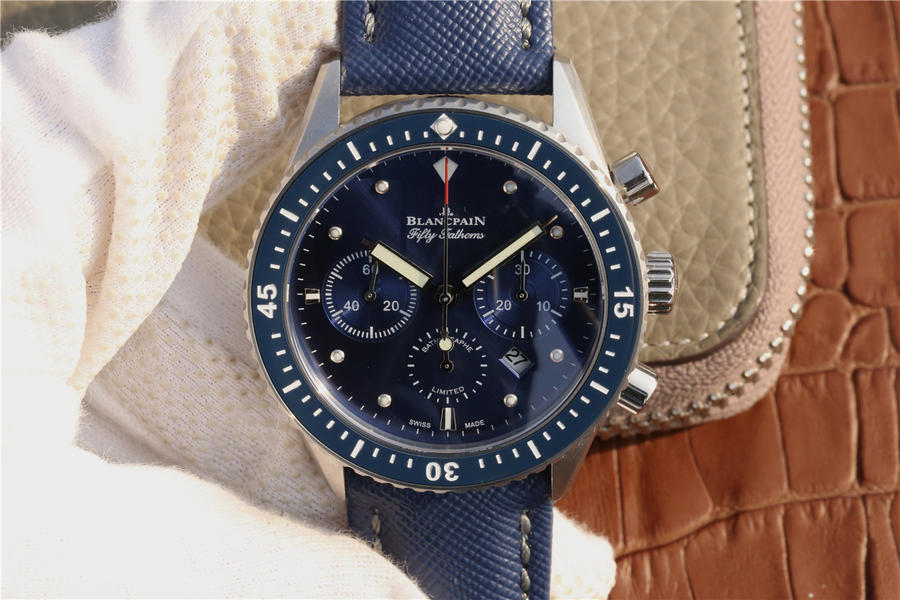 高仿手錶寶珀五十尋 KJ寶珀五十噚繫列5200款￥3980-高仿錶