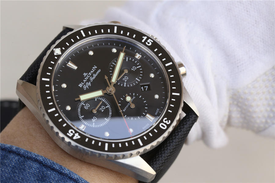 寶珀五十噚復刻手錶價位 KJ寶珀五十噚5200款男士￥3980-高仿錶