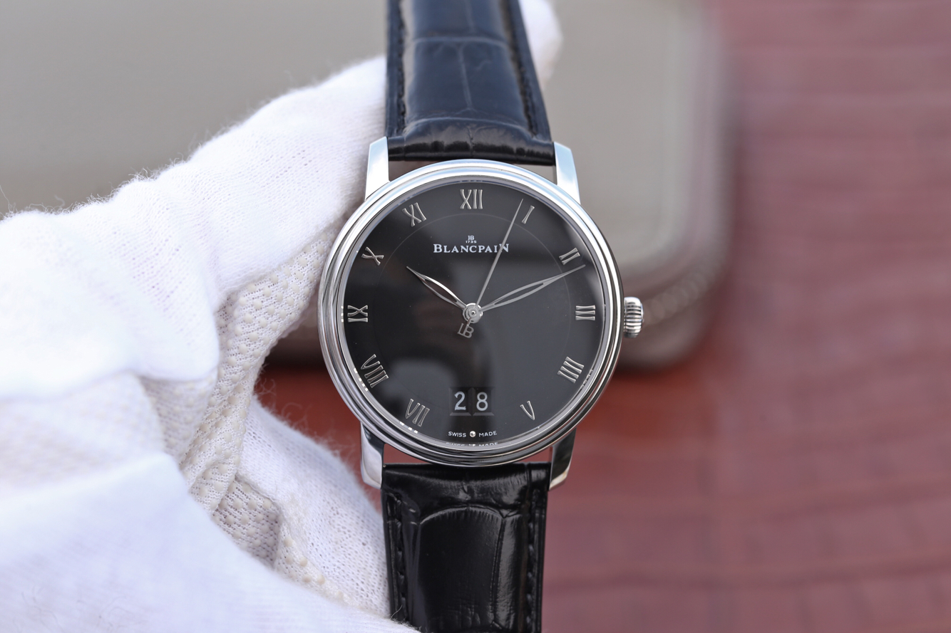 寶珀手錶精仿 寶珀經典繫列6669大日歴視窗腕錶￥3180-高仿錶