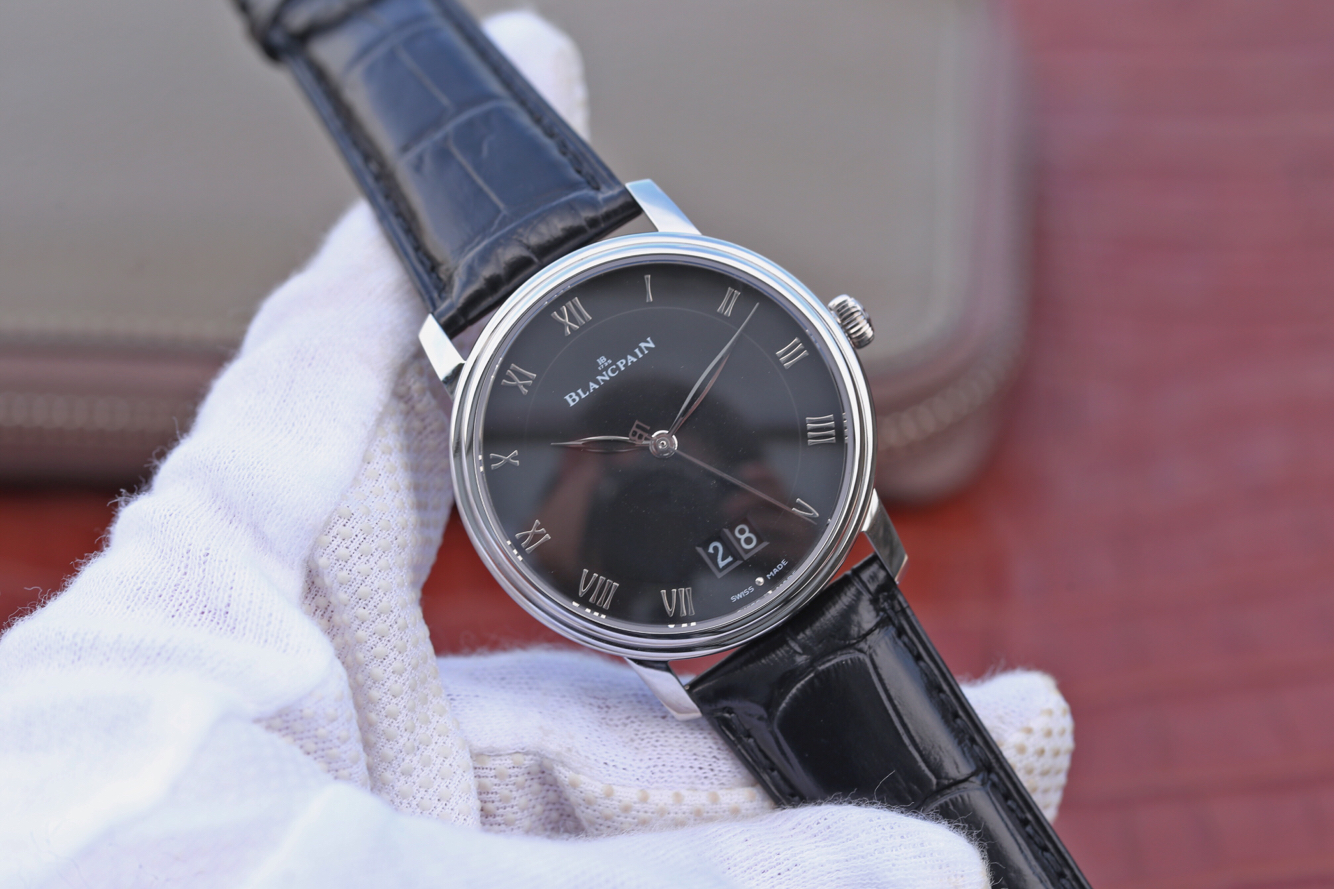 寶珀手錶精仿 寶珀經典繫列6669大日歴視窗腕錶￥3180-高仿錶