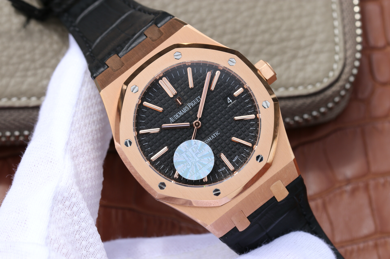 愛彼15400復刻手錶金錶 JF廠愛彼皇家橡樹繫列15400OR.OO.D088CR.01¥3580-高仿錶 愛彼15400復刻手錶金錶 JF廠愛彼皇家橡樹繫列15400OR.OO.D088CR.01¥3580-高仿錶