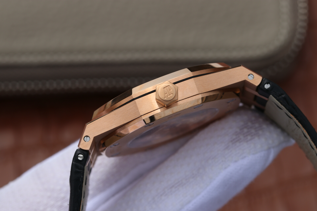 愛彼15400復刻手錶金錶 JF廠愛彼皇家橡樹繫列15400OR.OO.D088CR.01¥3580-高仿錶 愛彼15400復刻手錶金錶 JF廠愛彼皇家橡樹繫列15400OR.OO.D088CR.01¥3580-高仿錶