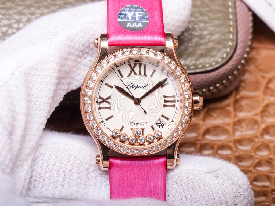 蕭邦快樂鉆石YF高仿 yf廠手錶蕭邦快樂鉆石274808-5003￥3480-高仿錶