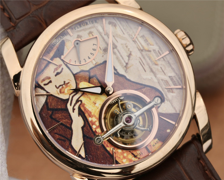 造陀飛輪錶的復刻手錶廠家 JB廠帕瑪強尼陀飛輪手錶 PFS251 玫瑰金男錶￥5880-高仿錶