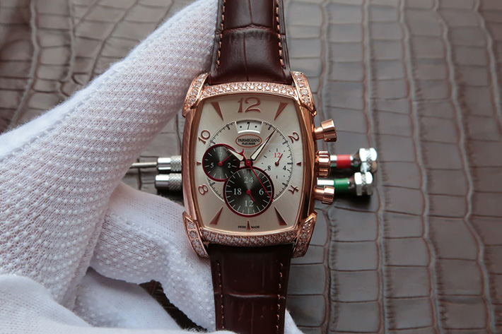 帕瑪強尼(Parmigiani Fleurier)KalpaGraphe繫列PFC128-1000100 HA1441 18K玫瑰金 男士自動機械錶手錶￥3880-高仿錶