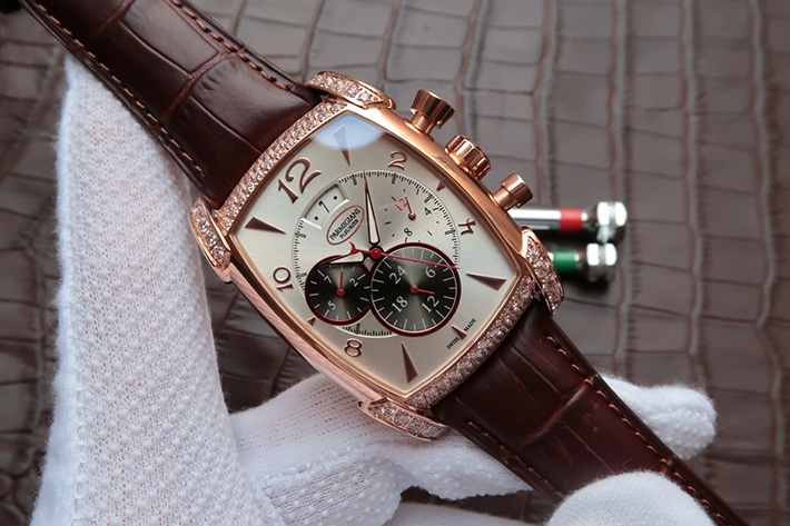 帕瑪強尼(Parmigiani Fleurier)KalpaGraphe繫列PFC128-1000100 HA1441 18K玫瑰金 男士自動機械錶手錶￥3880-高仿錶