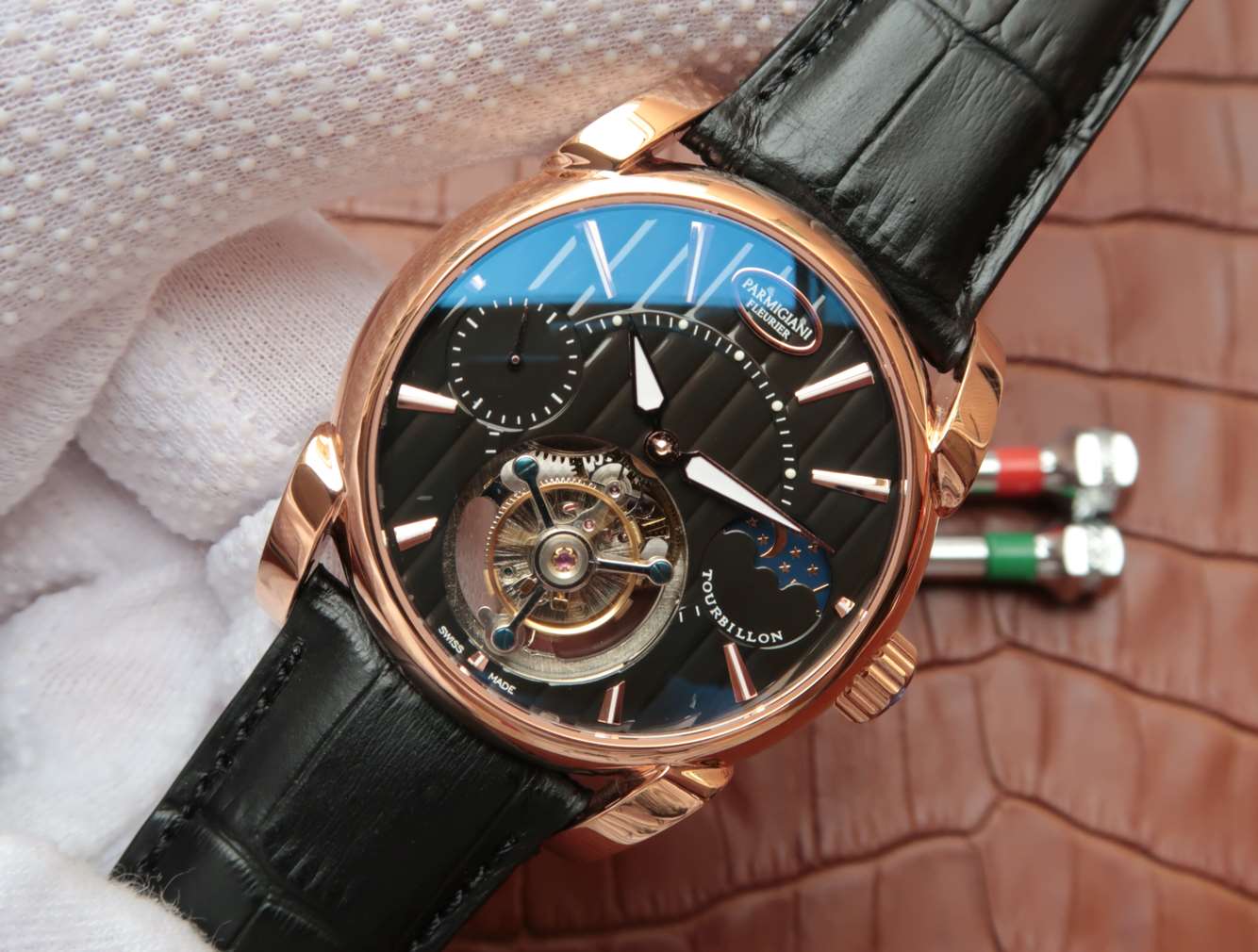 帕瑪強尼仿手錶 BM廠帕瑪強尼真陀飛輪￥6880-高仿錶