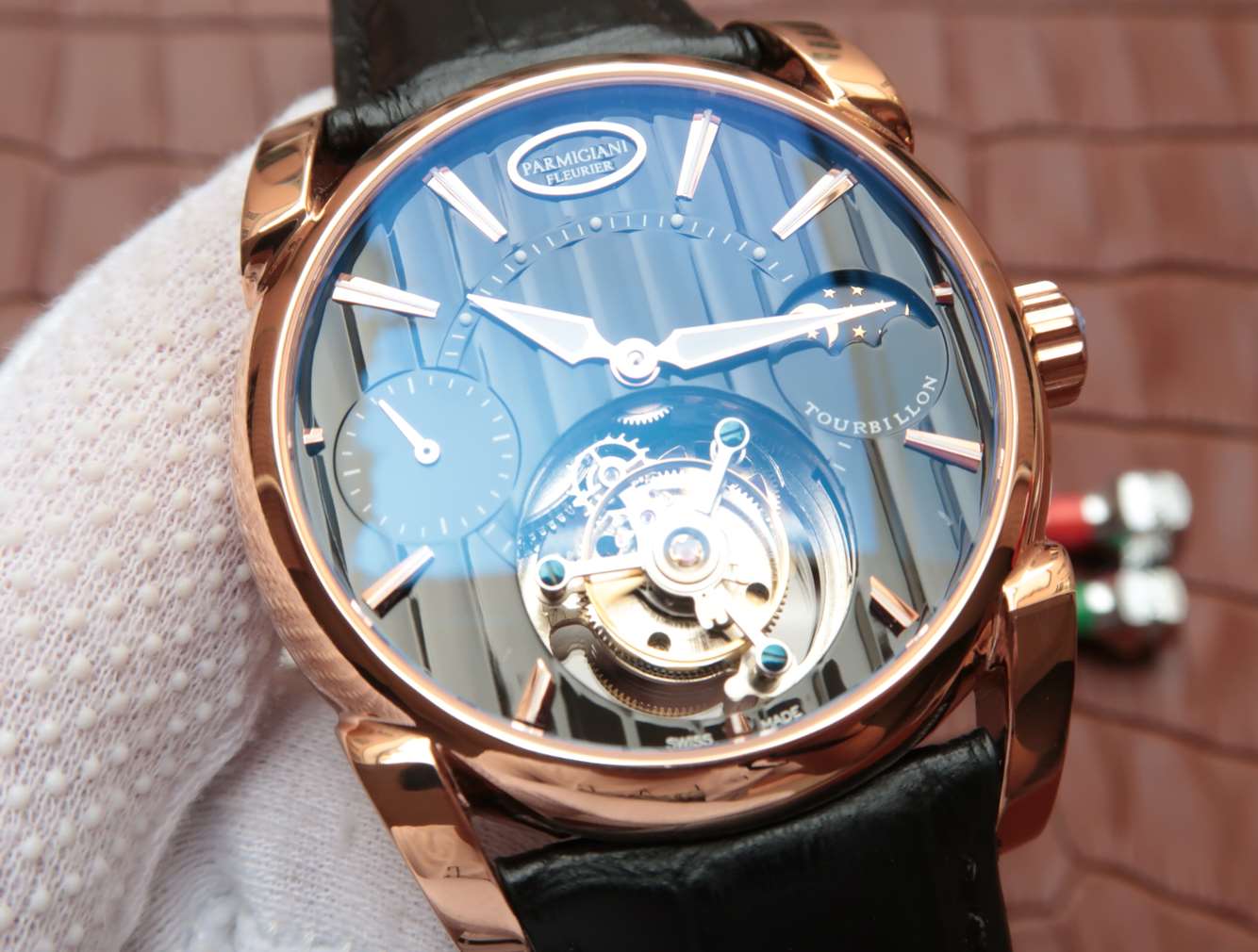 帕瑪強尼仿手錶 BM廠帕瑪強尼真陀飛輪￥6880-高仿錶