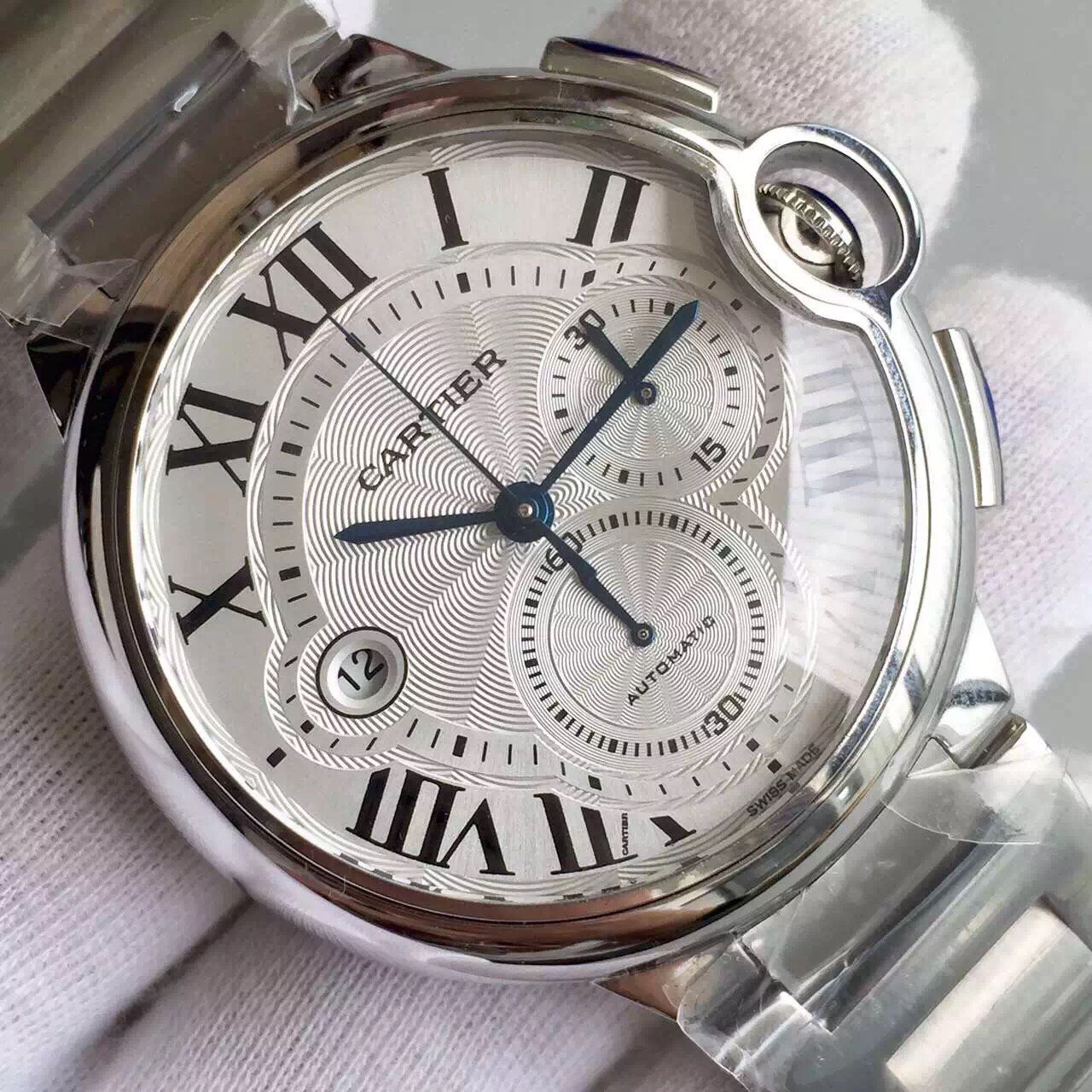 卡地亞藍氣球高仿報價 卡地亞藍氣球W6920076版￥3280-高仿錶