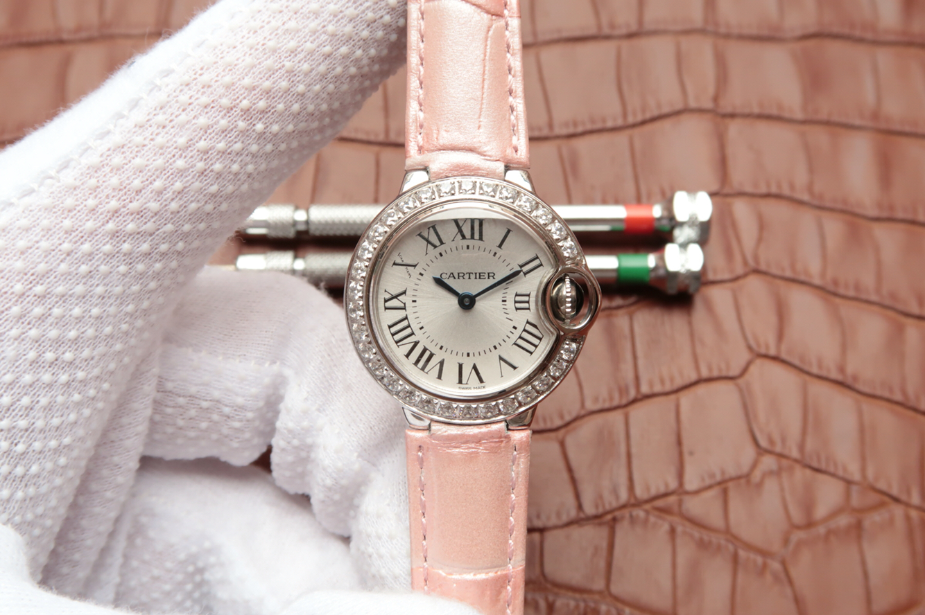 卡地亞藍氣球精仿手錶跟正品 3A卡地亞藍氣球WE900351￥2880-高仿錶