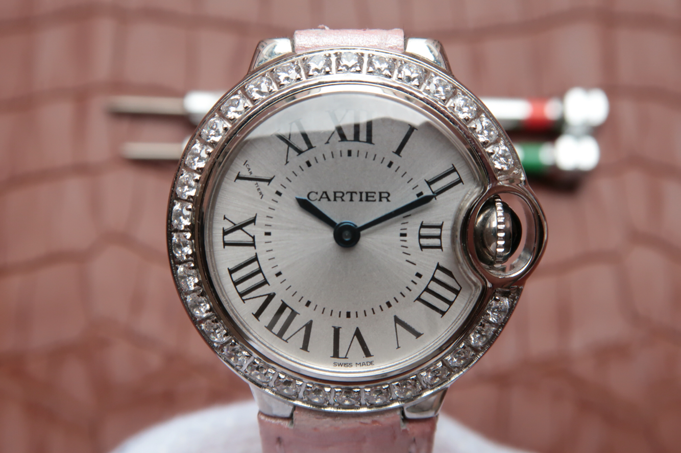 卡地亞藍氣球精仿手錶跟正品 3A卡地亞藍氣球WE900351￥2880-高仿錶