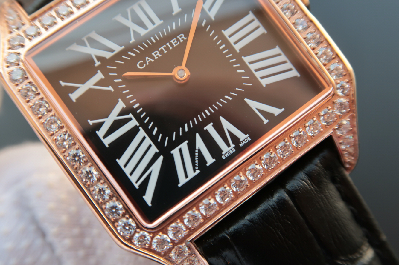 仿卡地亞山度士 V6卡地亞桑托斯（山度士）繫列WH100751中性￥3180-高仿錶