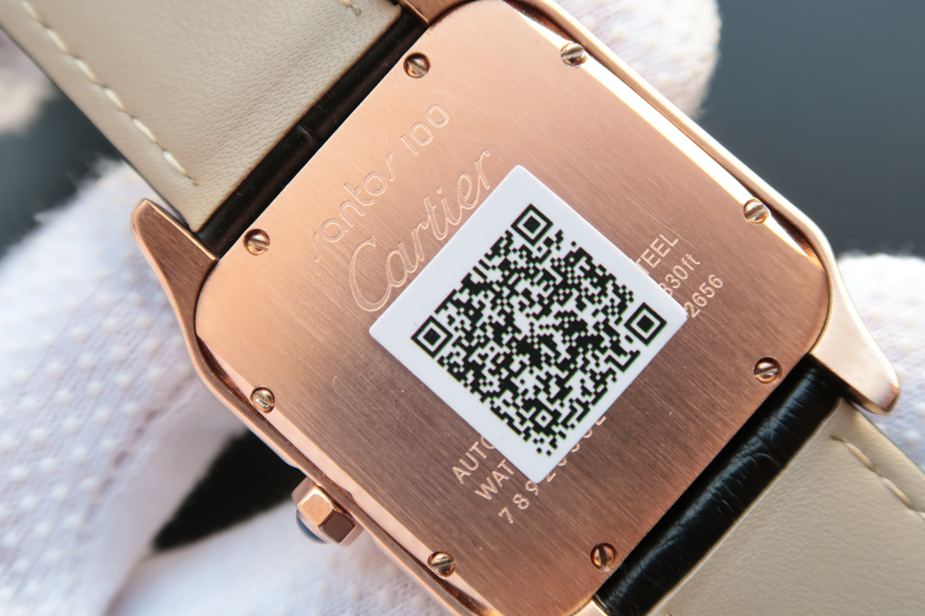 仿卡地亞山度士 V6卡地亞桑托斯（山度士）繫列WH100751中性￥3180-高仿錶