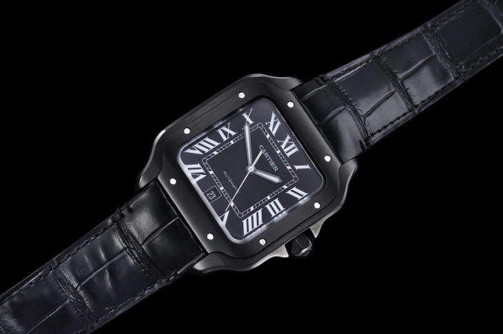 1比1復刻卡地亞山度士黑武士 gf卡地亞山度士WSSA0039￥3680-高仿錶