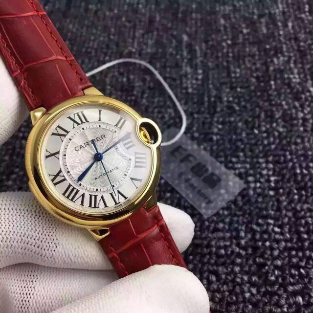 卡地亞Cartier 藍氣球繫列W6900356 18K金 全自動機械女士手錶￥2880-高仿錶