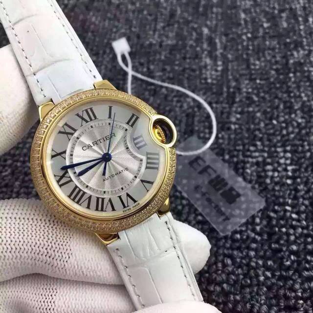 卡地亞Cartier 藍氣球繫列W6900356 18K金 全自動機械女士手錶￥2880-高仿錶