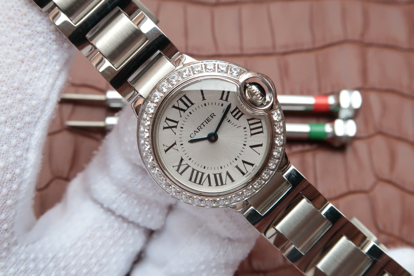 卡地亞女錶藍氣球高仿 3A卡地亞藍氣球WE9003z3石英錶￥2880-高仿錶