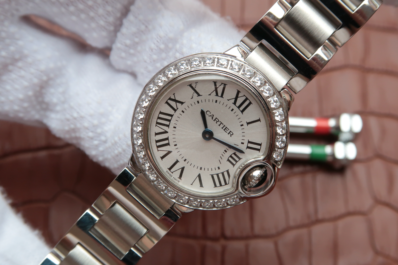 卡地亞女錶藍氣球高仿 3A卡地亞藍氣球WE9003z3石英錶￥2880-高仿錶