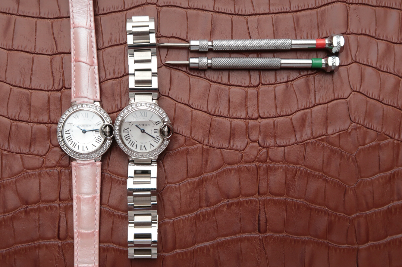 卡地亞女錶藍氣球高仿 3A卡地亞藍氣球WE9003z3石英錶￥2880-高仿錶