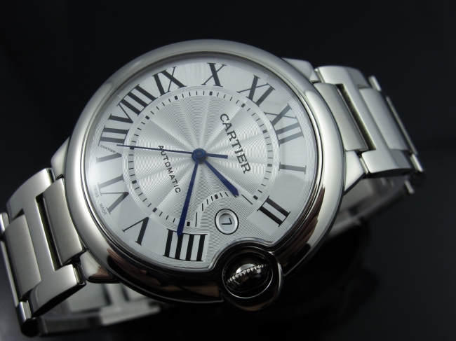 卡地亞Cartier男錶 藍氣球繫列W6920095 鋼帶全自動機械大號款男士手錶 瑞士機芯￥2880 -高仿錶
