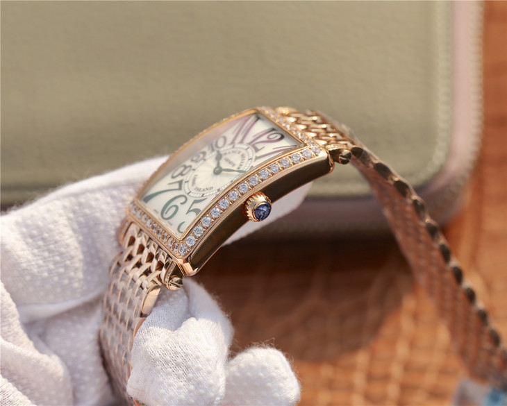 法蘭克穆勒復刻手錶對比 ABF廠法蘭克穆勒LONG ISLAND 952 鋼帶版￥2880-高仿錶