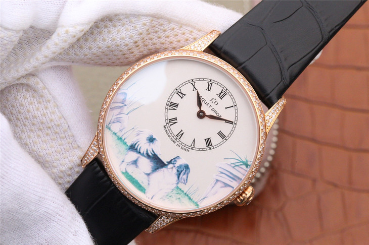 雅克德羅琺瑯復刻手錶 TW廠雅克德羅V2版藝術工坊繫列005013219￥3180-高仿錶