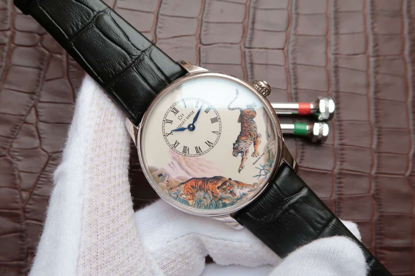 復刻手錶雅克德羅手錶 TW廠復刻手錶雅克藝術工坊繫列J005033222猛虎下山￥3180-高仿錶