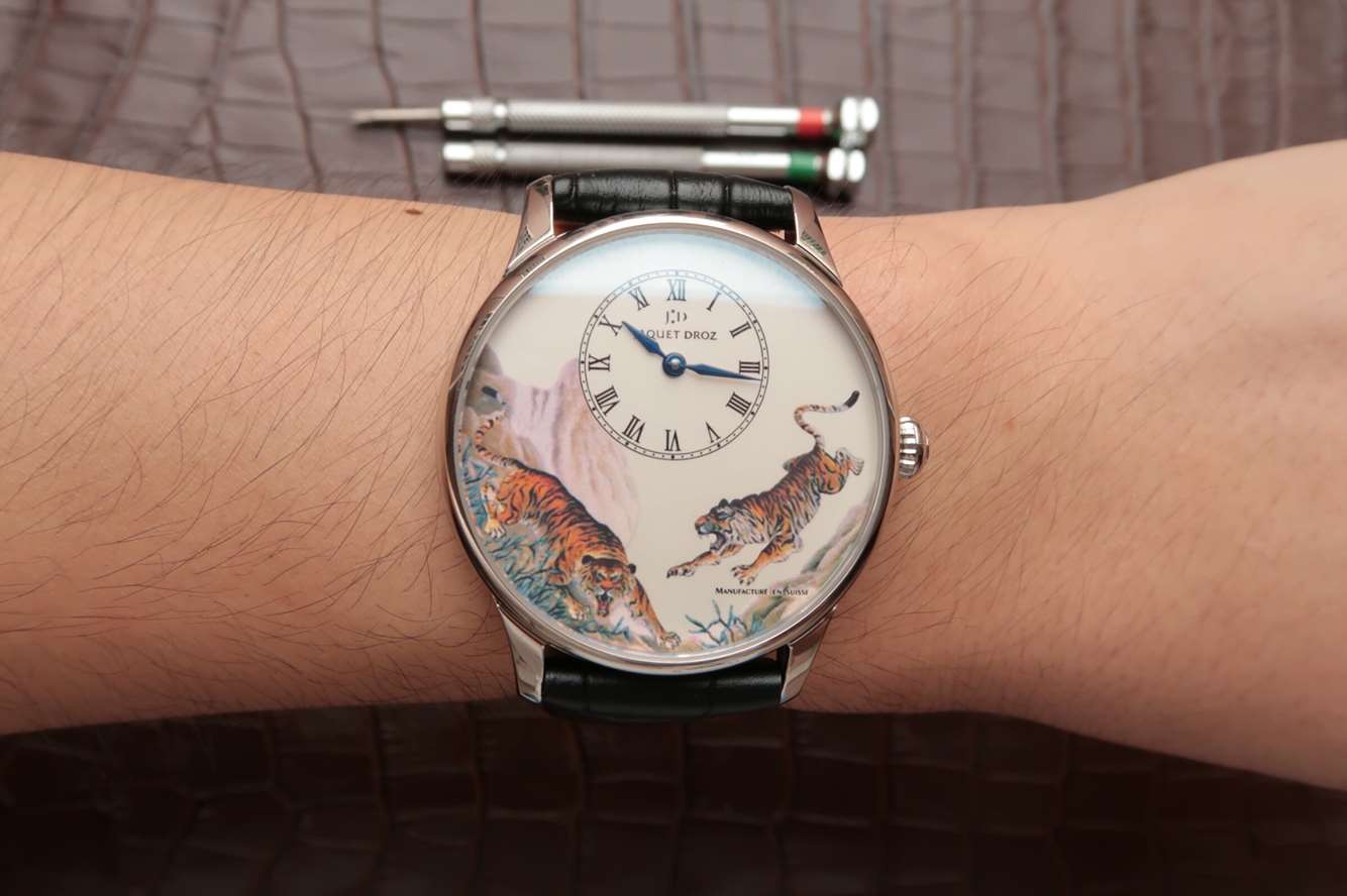復刻手錶雅克德羅手錶 TW廠復刻手錶雅克藝術工坊繫列J005033222猛虎下山￥3180-高仿錶