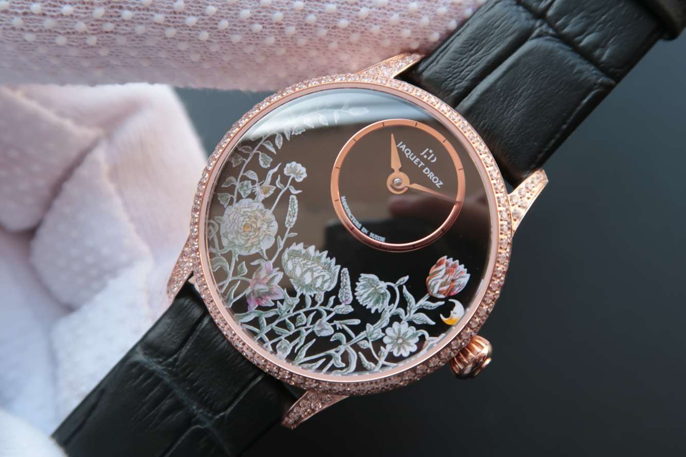 雅克德羅報時鳥復刻手錶 TW廠雅克德羅藝術工坊繫列J005003221女士腕錶￥2880-高仿錶