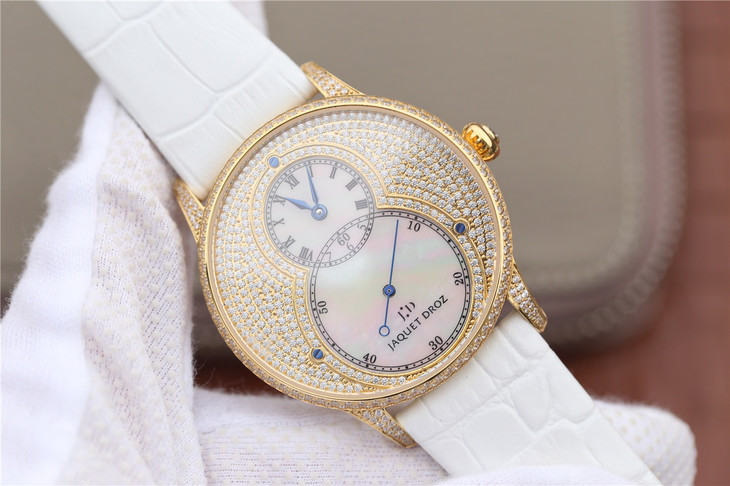 雅克德羅手錶蝴蝶復刻手錶 雅克德羅大秒針繫列亅亅J014013226腕錶￥3480-高仿錶