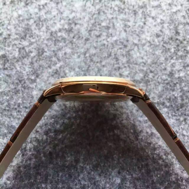 瑞士芝柏(Girard-Perregaux) GP 1966繫列 49525D-52A-1A1-BK6A 18K玫瑰金 男士自動機械錶 ￥3180-高仿錶