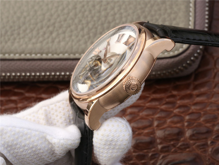 復刻手錶羅傑杜彼雙陀飛輪 RDDBHO0563 玫瑰金 JB廠手錶￥31800-高仿錶