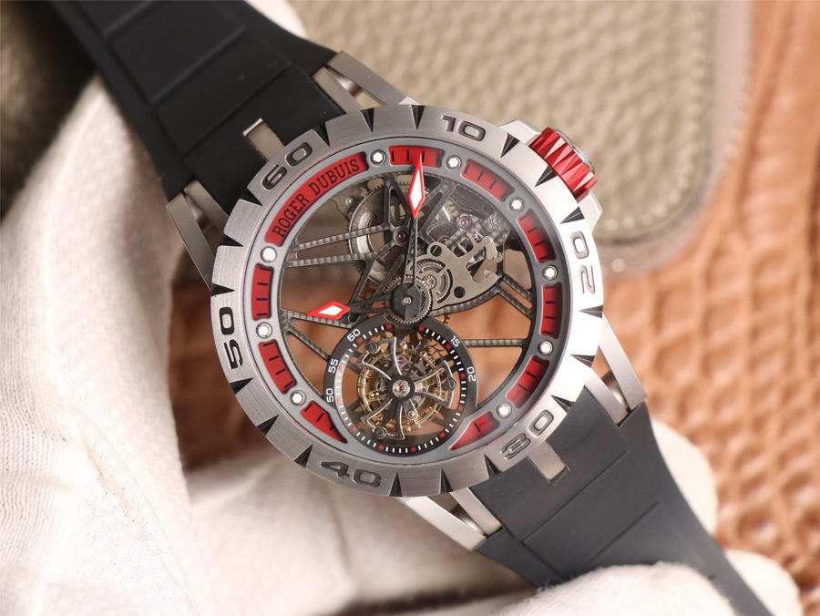 JB廠復刻手錶羅傑杜彼 縷空陀飛輪 RDDBEX0479 繫列￥8800-高仿錶