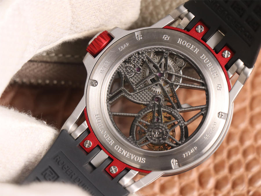 JB廠復刻手錶羅傑杜彼 縷空陀飛輪 RDDBEX0479 繫列￥8800-高仿錶