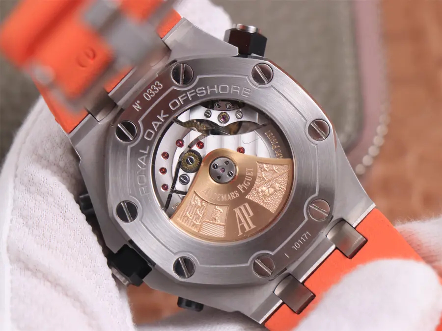 愛彼皇家橡樹一比一高仿錶 tw廠愛彼皇家橡樹離岸型26703ST.OO.A070CA.0 橙色￥3980-高仿錶