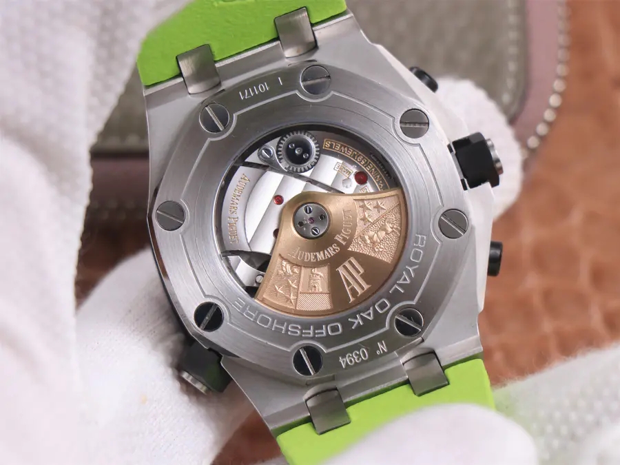 愛彼一比一高仿錶 皇家橡樹離岸型26703ST.OO.A038CA.01 綠盤 tw廠￥3980-高仿錶