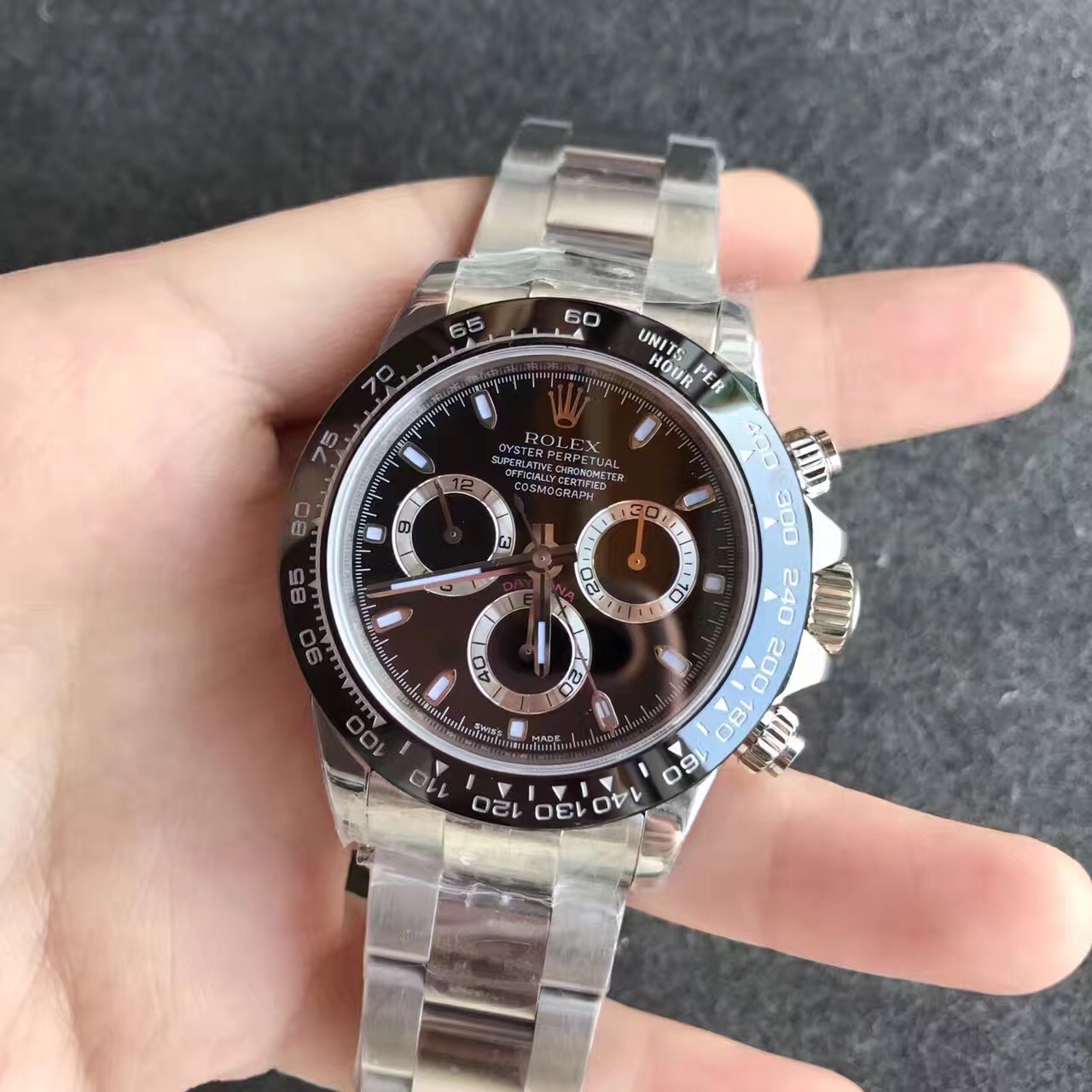 n廠勞力士迪通拿v6s版116500LN-78590款式：4130自動機械機芯,40毫米直徑，男士-高仿錶