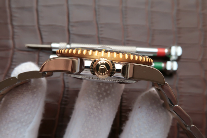 勞力士116613LB-97203間金黃金面水鬼v7鑲鉆版 一比一復刻-高仿錶 勞力士116613LB-97203間金黃金面水鬼v7鑲鉆版 一比一復刻-高仿錶