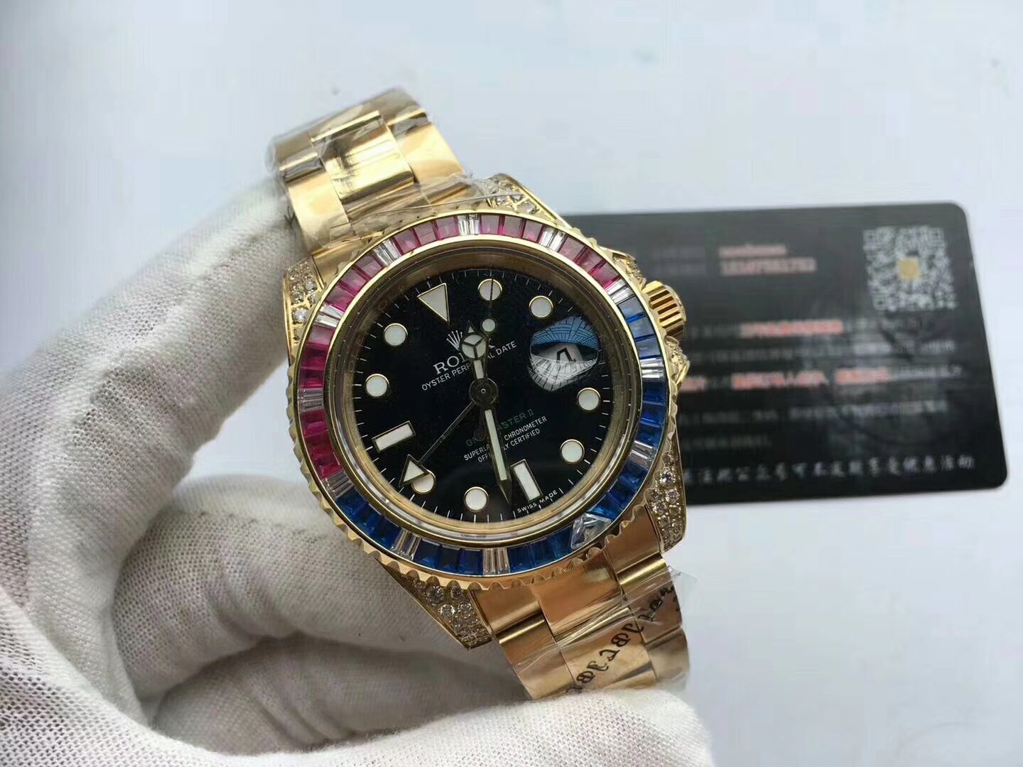 頂級復刻勞力士格林尼治型II代116758 SAru-78208自動機械男錶 高端品質-高仿錶