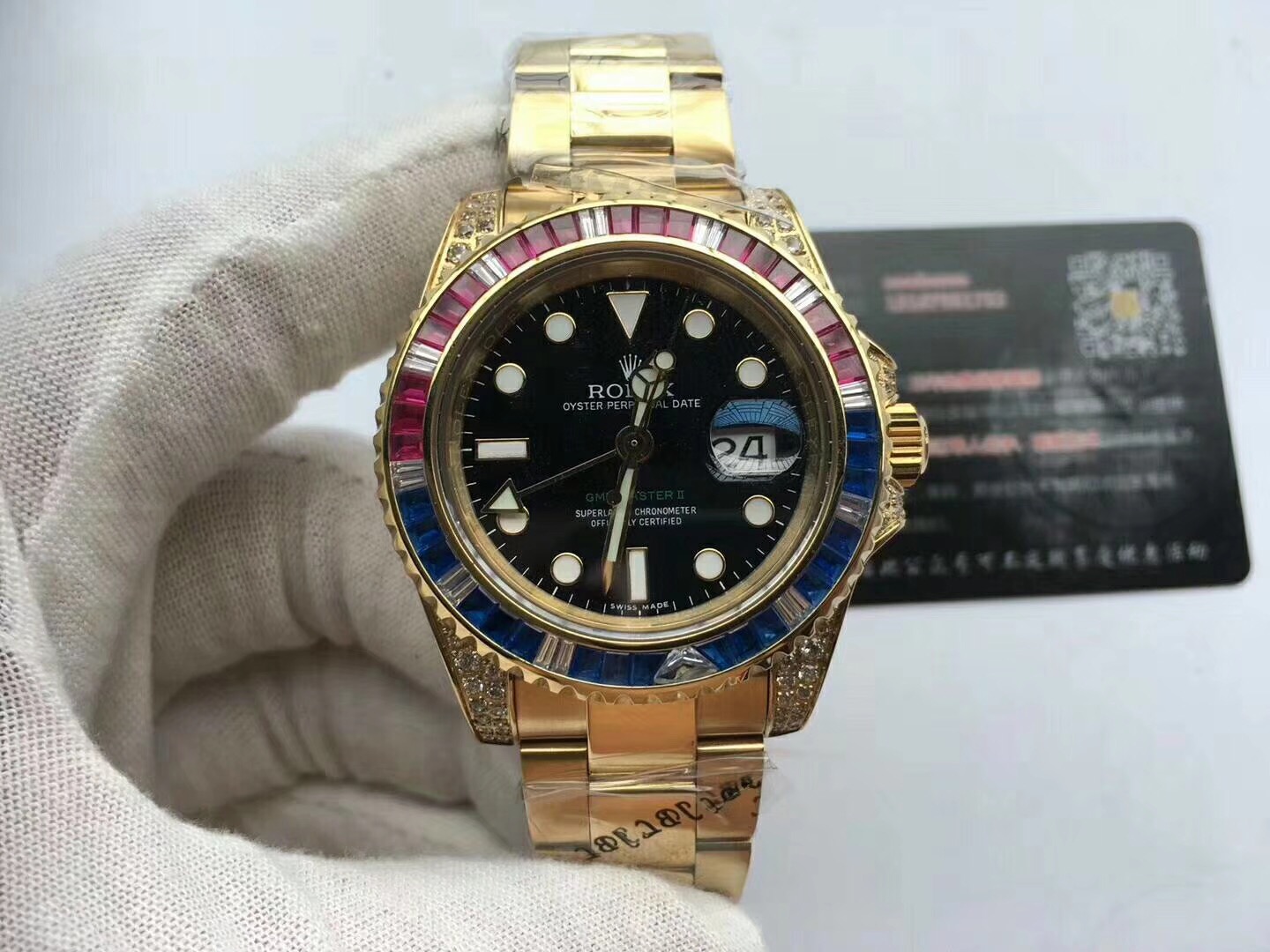 頂級復刻勞力士格林尼治型II代116758 SAru-78208自動機械男錶 高端品質-高仿錶