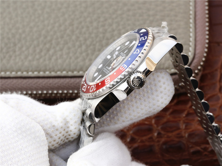 GM勞力士126710BLRO-0001可樂圈格林尼治二GMT Master ll男士機械手錶 -高仿錶