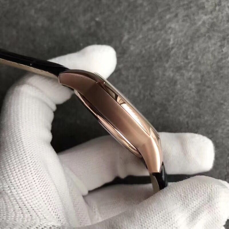 sss廠歐米茄蝶飛繫列431.53.41.21.02.001玫瑰金經典男士自動機械手錶-高仿錶